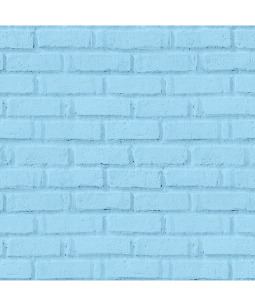 Papel De Parede Adesivo 3d Tijolo - Tijolinho Azul Claro 