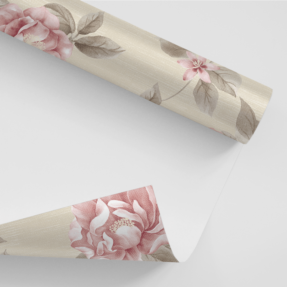 Papel De Parede Adesivo Floral Floral Nude Flor Rosa Envelhecida Pap Is De Parede Rosa