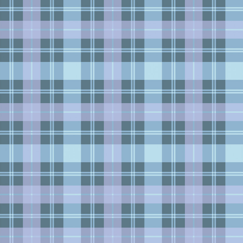 Papel de parede xadrez escocês azul turquesa H19061