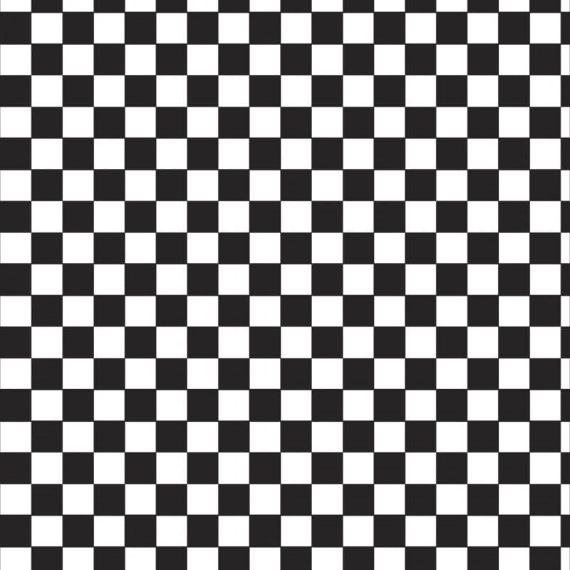Papel De Parede Adesivo Xadrez - Xadrez Preto Branco Grande - Xadrez -  Geométrico