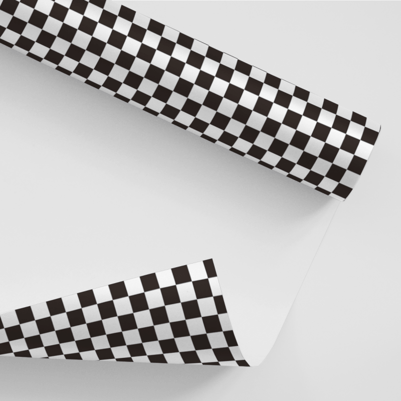 Papel de parede xadrez preto e branco exclusivo